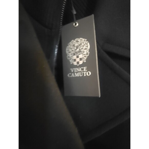 VINCE CAMUTO MEN CLASSIC WOOL BLEND BLACK Coat (VM6AB547) SIZE XL - Picture 4 of 9